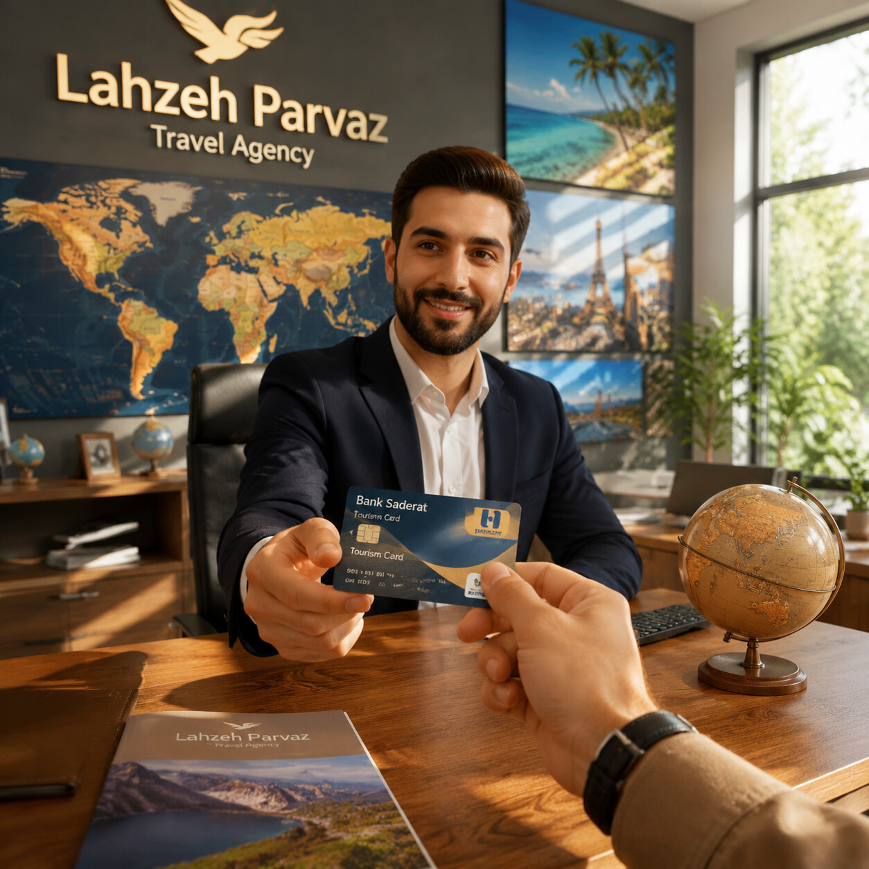 بن کارت گردشگری بانک صادرات در آژانس لحظه پرواز