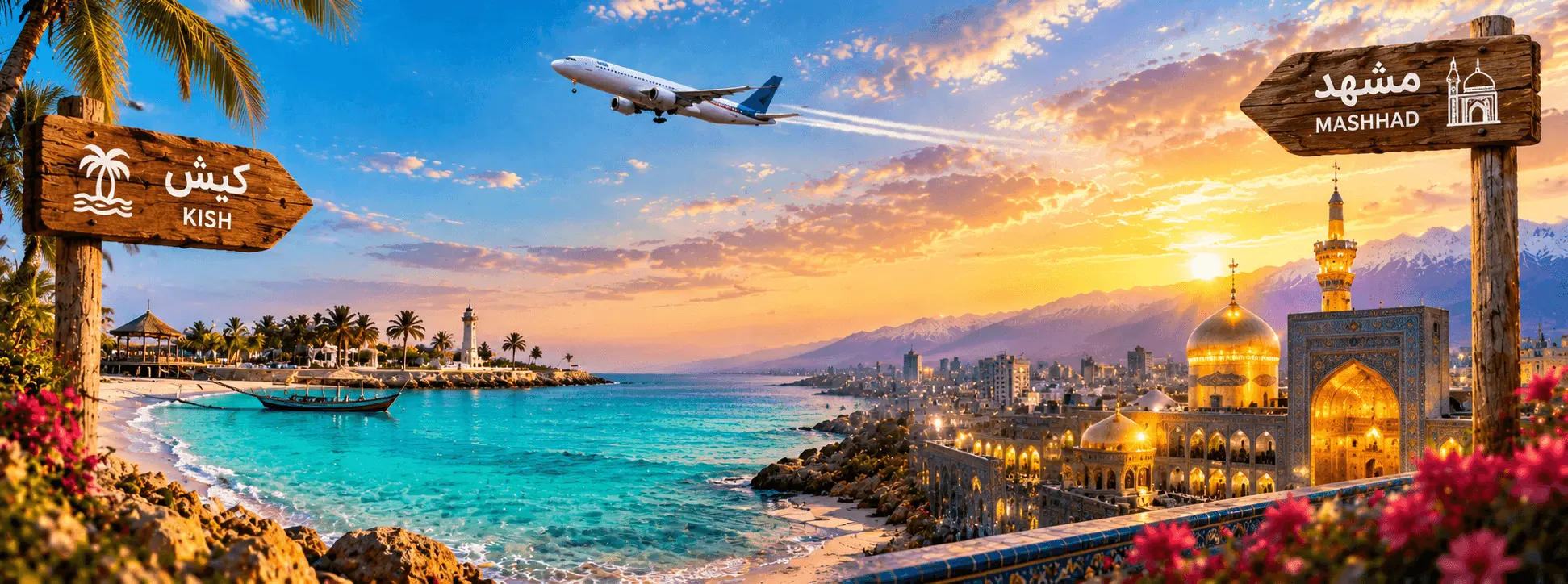 Flight Ticket Mashhad To Kish