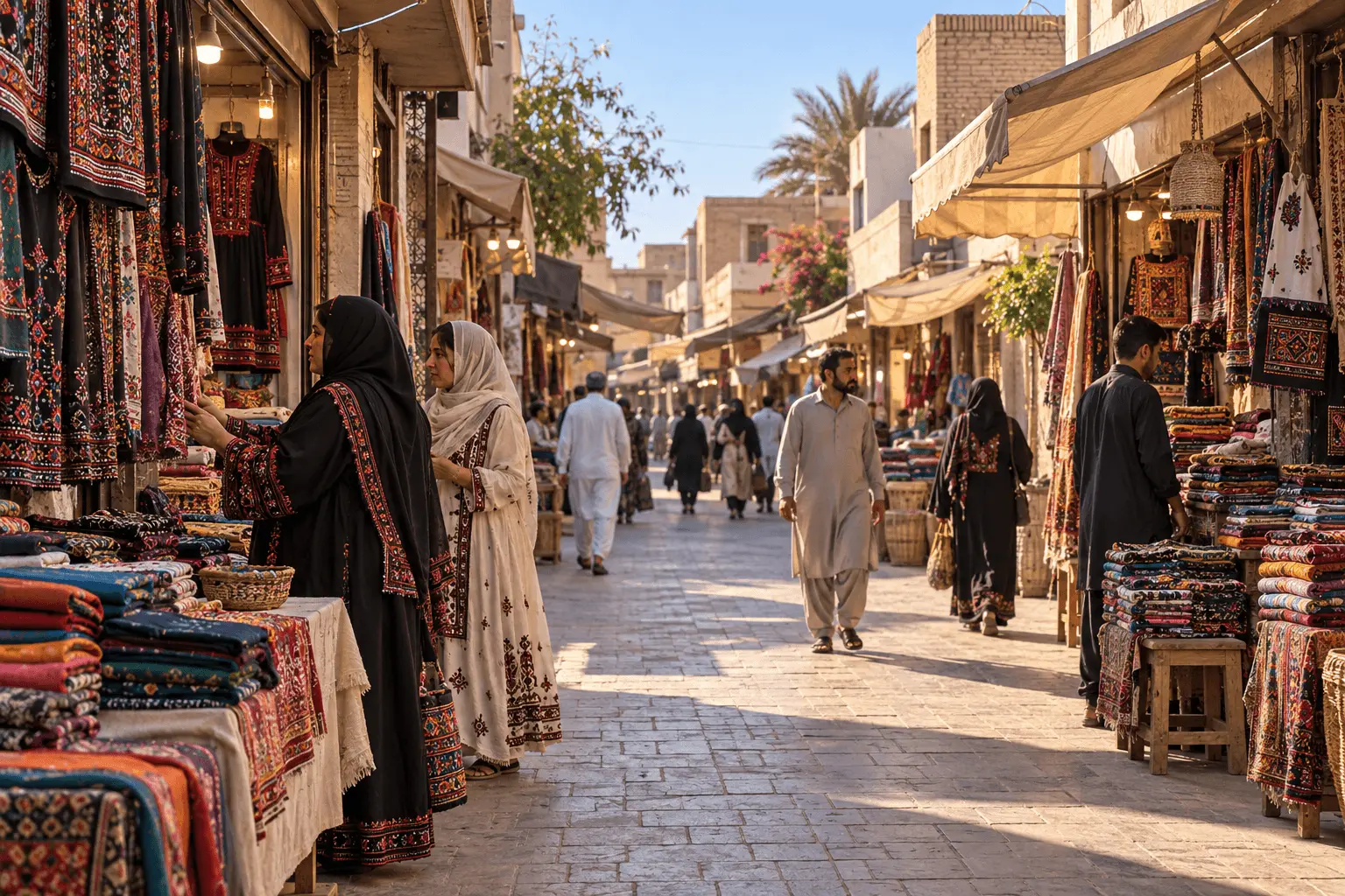 من ألوان سوق رسولي إلى جمال التطريز البلوشي