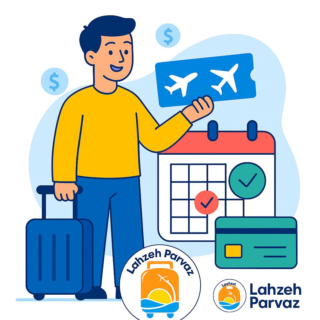 خرید بلیط هواپیما قسطی