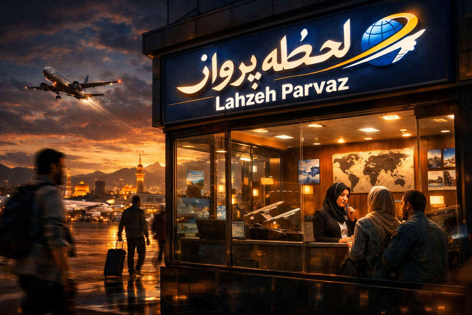 آژانس هواپیمایی معروف در مشهد